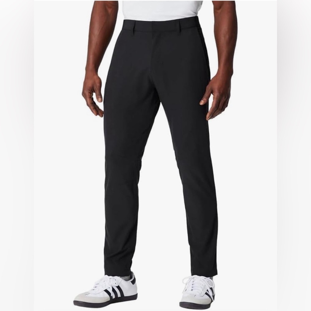 Fabletics men’s stretch athletic pants black